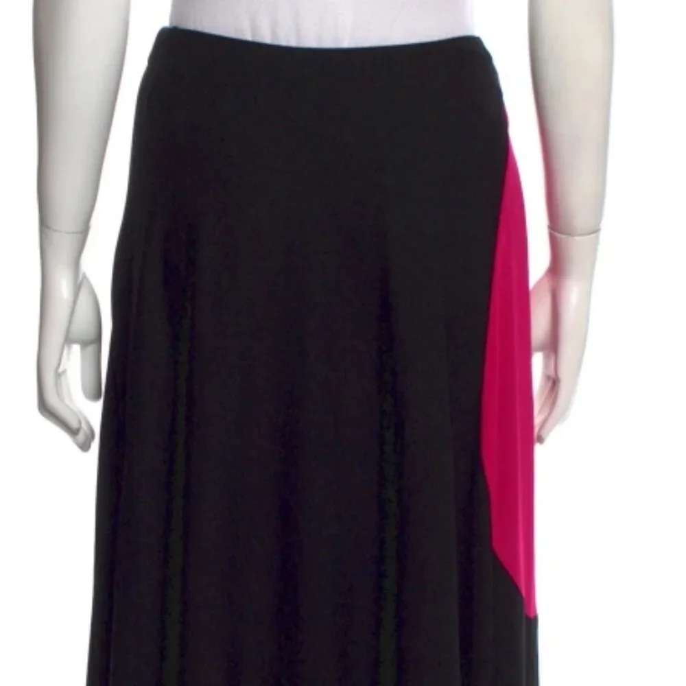 Tory Burch  Colorblock Knit Midi Skirt in Black XS $ 998